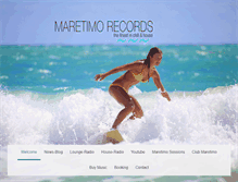 Tablet Screenshot of maretimo-records.com